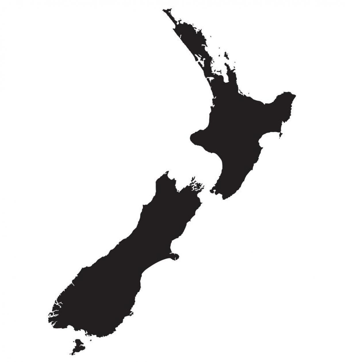 Neuseeland Vektorkarte